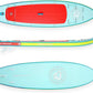 iROCKER Cruiser 7.0 Inflatable Stand Up Paddle Board Premium SUP and Accessories - Beginner Friendly - Extra Wide Base - Tandem Capable