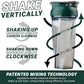 HELIMIX 2.0 Vortex Blender Shaker Bottle Holds upto 28oz | No Blending Ball or Whisk | USA Made | Portable Pre Workout Whey Protein Drink Shaker Cup | Mixes Cocktails Smoothies Shakes | Top Rack Safe
