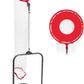 Volleyball Setter Trainer Net Setting Training Equipment Target Practice Indoor or Outdoor, Adjustable Height (4.6 ft-9.8 ft) and Angle for Serving Spiking Drills System