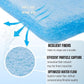 Premium Aquarium Filter Media Pad - Cut-to-Fit Roll, Fresh and Saltwater Safe, Blue & Dye-Free Options, Made in USA (12 ft, Blue)