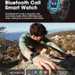Smart Watches for Men, Bluetooth Call Military Smart Watch, Waterproof Fitness Tracker with Heart Rate/Blood Oxygen/Sleep Monitor/124 Sports Modes, Tactical Watch for Android Phones & iPhone (Black)