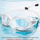 Swim Goggles, Polarized Adult Swimming Goggles Bungee Strap No Hair Pulling Anti-fog Pool Goggles for Men Women