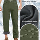 Rdruko Men's Snow Pants Waterproof Insulated Winter Hiking Pants Snowboard Fleece Lined Softshell Ski Pants