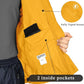 33,000ft Packable Rain Jacket Men's Lightweight Waterproof Rain Shell Jacket Raincoat with Hood for Golf Cycling Windbreaker