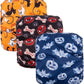 CuteBone Halloween Male Dog Diapers Belly Bands 3 Pack for Male Dogs Wraps Washable Doggie Pants DM23L