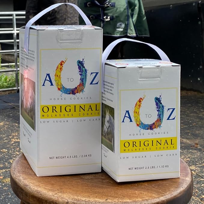 Horse Treats, Original Flavor, A Softer Cookie/Pill Popper Made w/Lite Molasses, Low Carb/Sugar, Wheat, Corn, Soy & Alfalfa Free. All Natural Ingredients, 4.5 lb