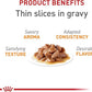 Royal Canin Feline Care Nutrition Hair & Skin Care Thin Slices in Gravy Canned Cat Food, 3 Ounce (Pack of 24)