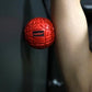 Large Trigger Point Massage Ball - 3.1 Inch Hard Rubber Therapy Ball for Myofascial Massage - Deep Tissue Massager for Myofascial Release and Pressure Point Recovery (Red (Medium))