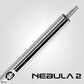 RHINO Nebula 2 Pool Cue - 100% Carbon Fiber Shaft & Composite Butt. Time Crystal Tip, Pro Taper Design, 12.4 mm,12.8 mm. 3/8-8 Joint, 3D Friction Grip. Low Deflection Pool Cue