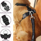 SlowTon Dog Seat Belt Harness for Car, Dog Car Harness Adjustable Mesh Breathable & Dog Seatbelt Safety Tether with Elastic Bungee for Small Medium Large Pets(Burgundy, Single Clip, L)