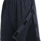 Deyeek Unisex Tear Away Shorts Snap On Athletic Cotton Shorts Post Knee Surgery Recovery Hip Replacement Pants with Pockets