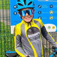 Kids Baseball Sunglasses for Boys Girls Youth Softball Cycling Sports Sunglasses UV400 Protection Age 5-12