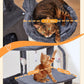 Taoqimiao 83In Heavy Duty Cat Tree, Suitable 20lb+ Large Cats, XXL-Cat Tower for Indoor Cats Large Adult, 2 Luxurious Cat Cando with 8 Scratching Posts,Oversized Metal Hammocks,Smoky Gray MS032G