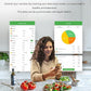 Ataller Smart Food Scales with Nutritional Calculator, Smartphone App with 26 Nutrients Tracking, Calorie, Marco, Digital Kitchen Weight Grams and Ounces for Weight Loss, 11 Pounds, Stainless Steel