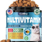 Cat Multivitamin, Crunchy & Creamy Cheese Chew– Supports Energy and Skin & Coat – with Taurine, B-Complex, Zinc Methionine & Selenium Yeast – Daily Health Supplement for Cats of All Ages (500 Chew)