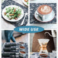 AMOAMI Coffee Mat - Hide Stain, Rubber Backed, Absorbent Dish Drying Mat for Kitchen Counter - Fits Under Coffee Maker & Machine - 16X24, Dust Blue