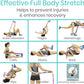 Vive Stretch Strap (75" - 10 Loops) - Leg Stretch Band to Improve Flexibility - Stretching Out Yoga Strap - Exercise and Physical Therapy Belt for Rehab, Pilates and Gymnastics with Guide Book