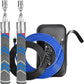 Weighted Jump Rope for Men Women with 110"&102" Abrasion-resistant Cable, Φ=6mm Crossropes jump rope with Rubber Grip,360 Degree Spin,Tangle Free,Suitable for Fitness Cardio,Boxing & Workout