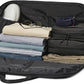 Halfday Convertible 2-in-1 Garment Duffel Weekender Bag 45L | Wrinkle-Free Travel, Hanging Suit Compartment, Shoe Pockets, Trolley Sleeve. Durable & Water-Resistant Carry-On, Shadow