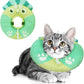 BEAUTYZOO Cat Cone Collar - Adjustable, Soft, Protective Donut Collar for Cats & Kittens, Alternative to Plastic Cones, Stops Licking After Surgery
