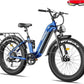 FREESKY Electric Bike for Adults,105mile Long Range Ebike, 2000W Motor 37MPH Fast Step-Thru E Bike 25Ah Samsung Cells Battery Full Suspension Electric Dirt Bicycle 26'' Fat Tire for Commuter Mountains