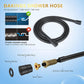6 Spray Modes High Pressure Handheld Showerhead Set Upgraded 5 Inches Shower Head with Handheld Spray Premium Black Handheld Shower Head 60 Inches Stainless Steel Hose-1-Min Install