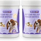 HICC PET Dog Ear Wipes Finger 100 Count Dog Ear Cleaner Wipes for Dogs & Cats, Dog Ear Infection Treatment to Relieve Ear Itching & Inflammation, Remove Ear Wax, Dirt, Smelly - Honey Scent