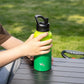 32 oz Insulated Water Bottle Stainless Steel Sport Bottles with 3 Lids,Bamboo Grove