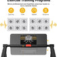 UREVO Treadmill with Desk Workstation, Walking Pad Treadmills for Home Office, Under Desk Compact Design Treadmill with HIIT Programs, Remote Control, LED Display