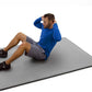 MICRODRY Deluxe Fitness Exercise Yoga Mat for Home & Gym, Extra Thick for High Impact Training, Multi Layered Skid Resistant Surface, Odor Neutralizing with Carrying Strap