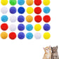 Cat Toy Balls, 30Pcs Premium Soft Pom Pom Balls for Kittens, 1,2'' Funny Interactive Cat Pompom Toys for Bored Indoor Cats Playing Plush Balls for Craft DIY Decorations,Cute Kitten Kitty Toys.