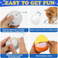 Rechargeable Interactive Moving Dog Toys, Automatic Crazy Jumping Duck for Boredom, Attractive Squeaky Plush Duck Covers A Talking Bouncing Ball with Recording Playback, Puppy Toys to Keep Them Busy