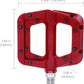 FOOKER MTB Pedals Mountain Bike Pedals 3 Bearing Non-Slip Lightweight Nylon Fiber Bicycle Platform Pedals for BMX MTB 9/16"