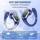 Wireless Earbuds, 2025 Bluetooth 5.4 Headphones Sport, Bluetooth Earbuds with ENC Noise Canceling Mic, 50H Stereo Wireless Headphones IP7 Waterproof with Earhooks, Dual LED Display for Workout/Running