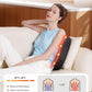 Boriwat Back Massager with Heat, Shiatsu 4D Kneading Rolling Up and Down Back Massage for Pain Relief Deep Tissue, Track-Guided & Lower Back Massager for Lumbar, Shoulder, Gifts for Women Men Mom Dad