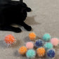 100-Pack Cat Toy Balls – Soft Fuzzy Toys for All Cats to Play and Exercise Indoors (1.5 inch, Cat Toys Pro Collection)