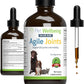 Pet Wellbeing Agile Joints for Dogs - Hip and Joint Health, Mobility, Devil’s Claw, Boswellia, Joint Ligament and Cartilage - Veterinarian-Formulated Herbal Supplement 4 oz (118 ml)