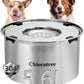 Dog Water Bowl No Spill,5.6L/1.5Gal Large Spill Proof Water Bowl for Dogs,Stainless Steel Slobber Stopper Slow Drinking Dog Bowl Anti Splash Pet Water Dispenser for Messy Drinkers