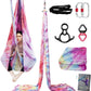 PRIOR FITNESS Aerial Silks Kit Colorful 9/15/20 Yards 40D Nylon Fabric Hammock Set With Hardware & Guide for All Levels Of Aerial Yoga Practice and Acrobatic Flying For Adults Aerial silk