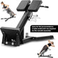 FANATICS Roman Chair Back Extension Machine Hyperextension Bench Reverse Hyper Lower Back Exercise Equipment Multi-Functional Core and Glute Workout Bench for Home Gym