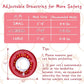 ANWA Adjustable Cat Cone Collar Soft, Cute Cat Donut Collar After Surgery, Kitten Recovery Cones to Stop Licking