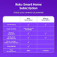Roku Indoor Camera - Home Security - 1-Pack - Wired Security Camera & Pet Monitor with 1080p HD Color Night Vision, Works with Alexa & Google, Motion & Sound Detection, WDR & WiFi 6