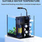 Small Betta Fish Tank Aquarium Starter Kit, 2 Gallon Glass Rimless Nano Beta Tank with Hidden Filtration, 3 Color Light, Quiet Water Pump, Lid