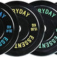 2-Inch Olympic Bumper Plates, Perfect Weight Plates for Weightlifting and Strength Training, Multiple Weights Available