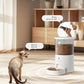 Automatic Cat Feeder with Camera - 2.4GHz APP - Controlled Cat Food Dispenser- Features HD Video for Indoor Use, Easy Setup & Cleaning, 2 - Way Audio, and a Desiccant Bag to Keep Food Fresh