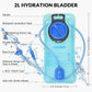 Hydration Backpack, Lightweight Hydration Pack with 2L Water Bladder, 6L Water Backpack for Men Women Cycling, Hiking, Mountain Biking, Skiing
