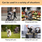 Pettingzoo Dog stroller with 4 Wheels, Folding Cat Stroller for Small/Medium/Large dogs & cats to 60 lbs, pet stroller with removable carrier, Storage BasketCup Holder,3 in1 Multifunctional Detachable
