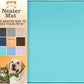 Neater Pet Brands Neater Mat Pet Mats for Food and Water, Cat & Dog Bowl Mat Waterproof Silicone, Feeding Tray, Dog Food Mats for Floors, Placemat w/Raised Edge for Under Bowls, 19” x 12”, Aquamarine