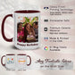 Ship Next Day Custom Mug Design Your Own Photo Text Personalized Picture Gifts for Women Men Customized Gifts Idea Personalized Coffee Mugs 15oz Dark Red Handle