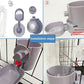 Rabbit Water Bottle 17 OZ Bunny Hanging Water Fountain Automatic Guinea Pig Water Dispenser No Leak Drinking Feeder for Bunny Chinchilla Hamsters Cat Dog Small Animals(Grey)